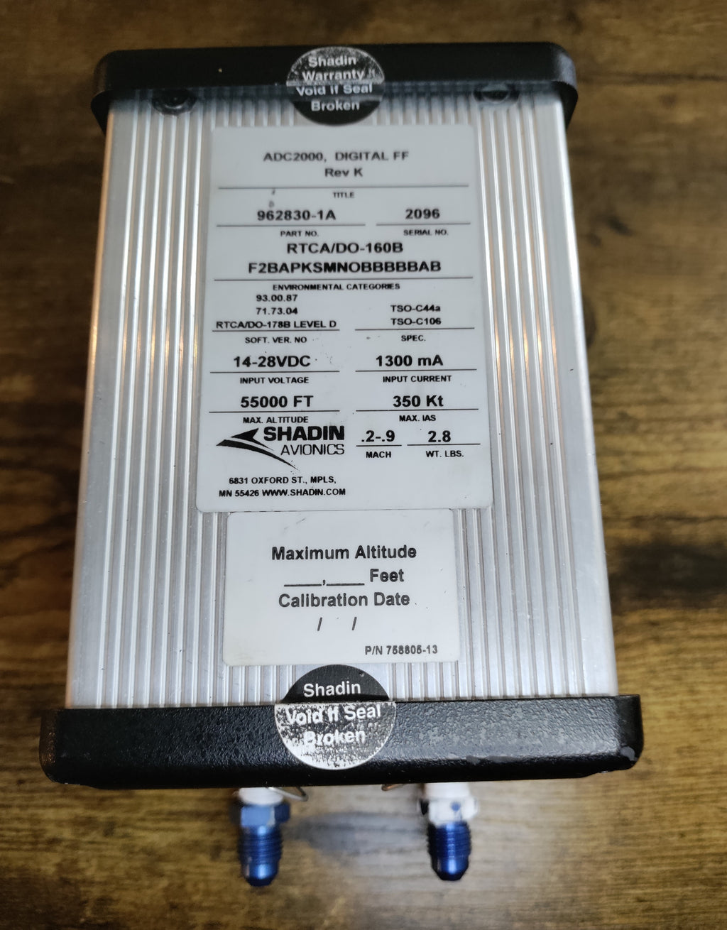 AIR DATA COMPUTER - 062830-2