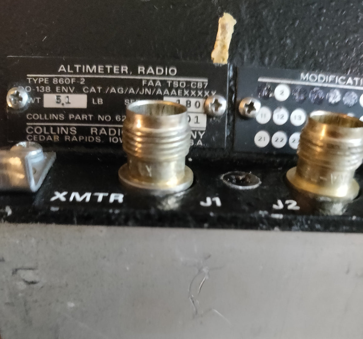ALTIMETER RADIO - 86OF-2