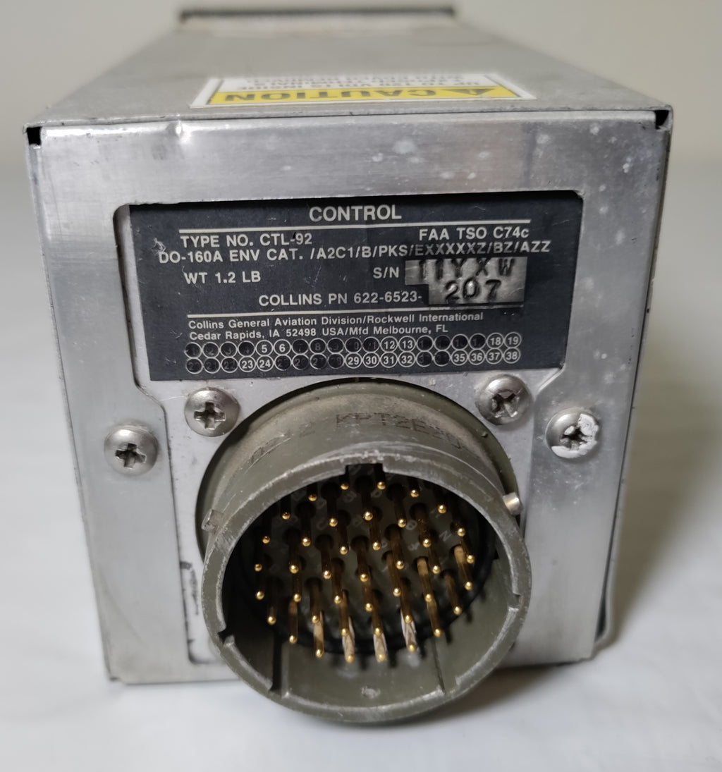 COLLINS CONTROL UNIT  - 622-6523-207