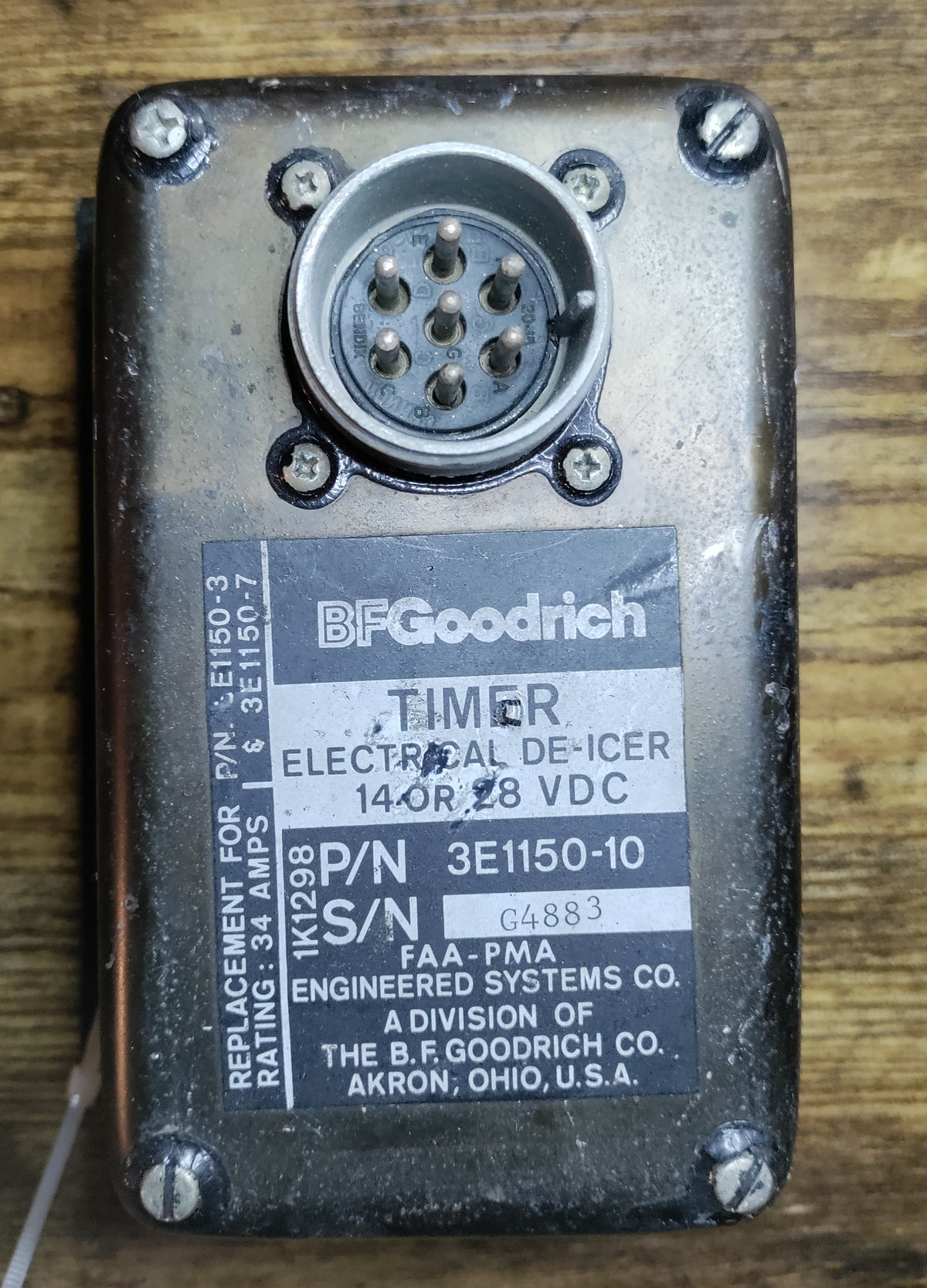 TIMER ELECTRICAL DE-ICER -3E1150-10