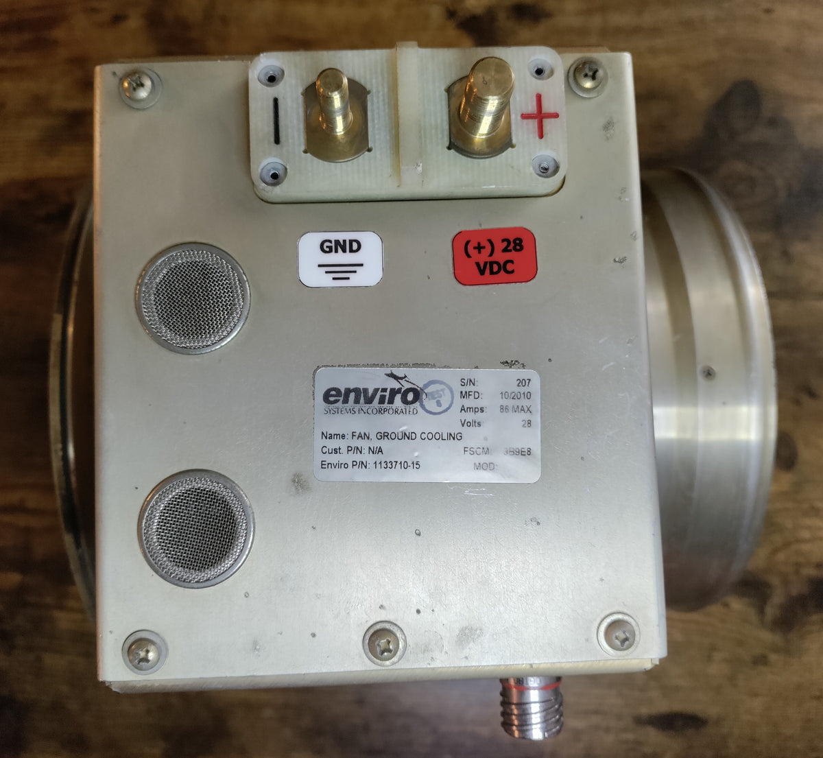 ENVIRO FAN GROUND COOLING -1133710-15