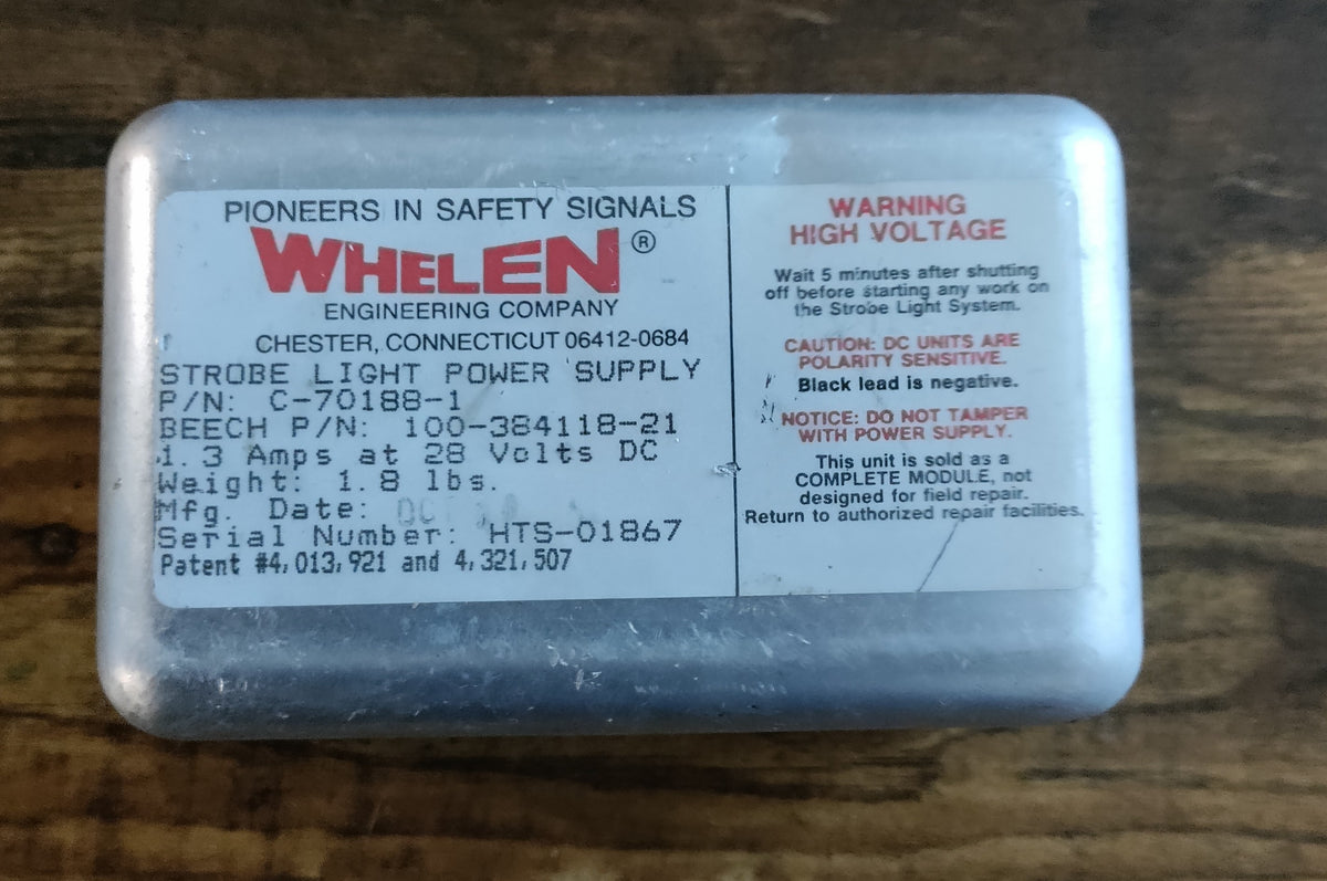 STROB LIGHT POWER SUPPLY - 100-384118-21