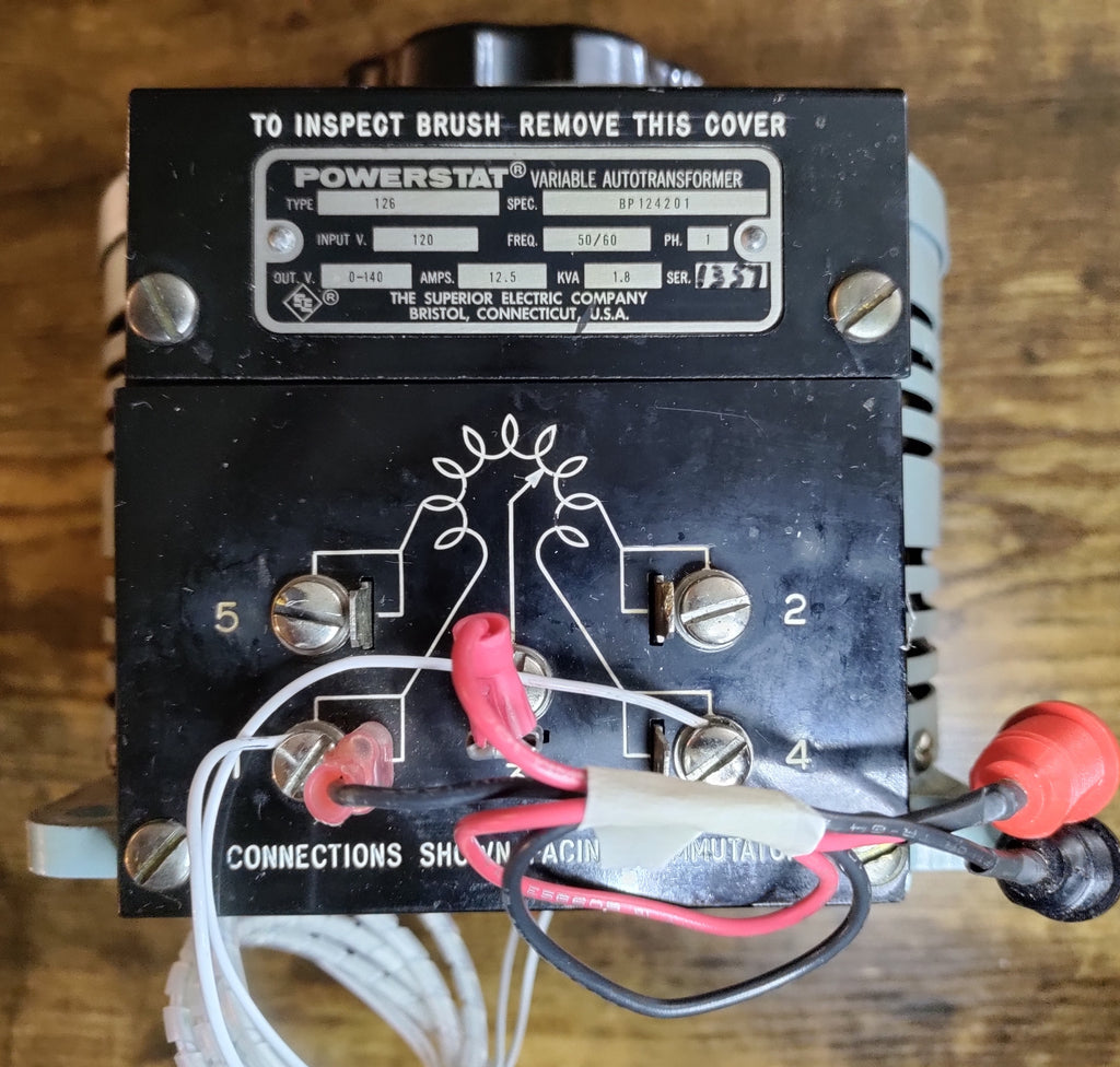 POWERSTAT VARIABLE TRASFORMER - TYPE 126