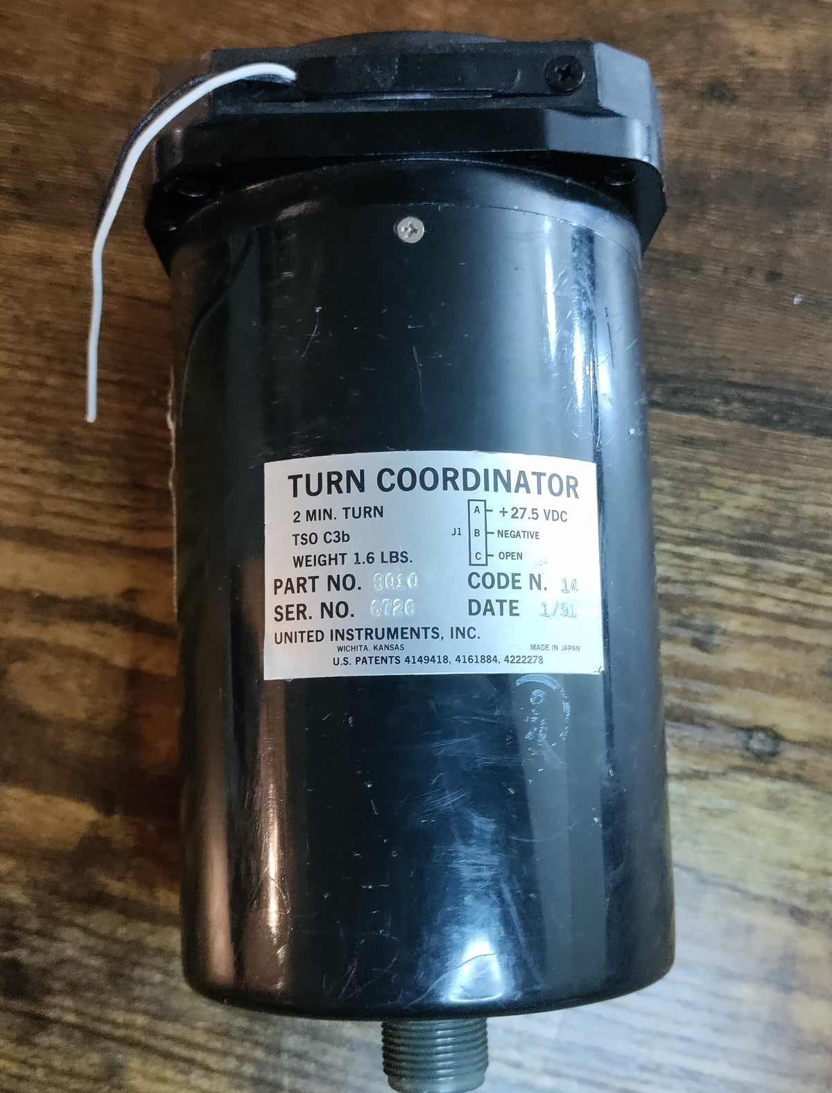 TURN COORDINATOR - 3010