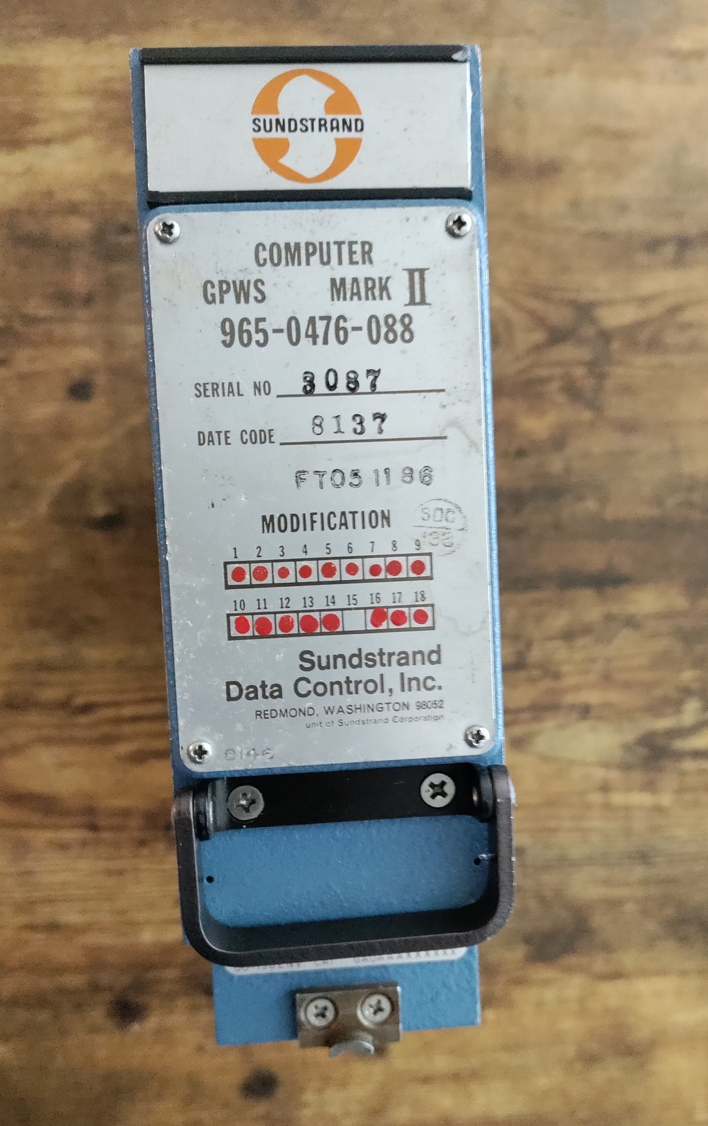 COMPUTER GPWS MARK 11 - 965-0476-088