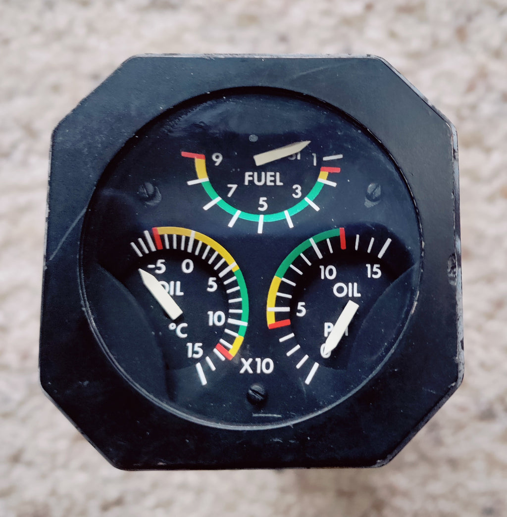 INDICATOR OIL TEMP-PRESS-FUEL PRESS -185.105-2